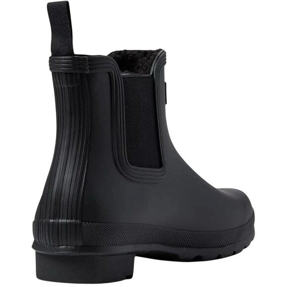 Hunter Women's 10 Insulated Chelsea Boots Rubber Waterproof Shoes Wellingtons - Picture 6 of 10